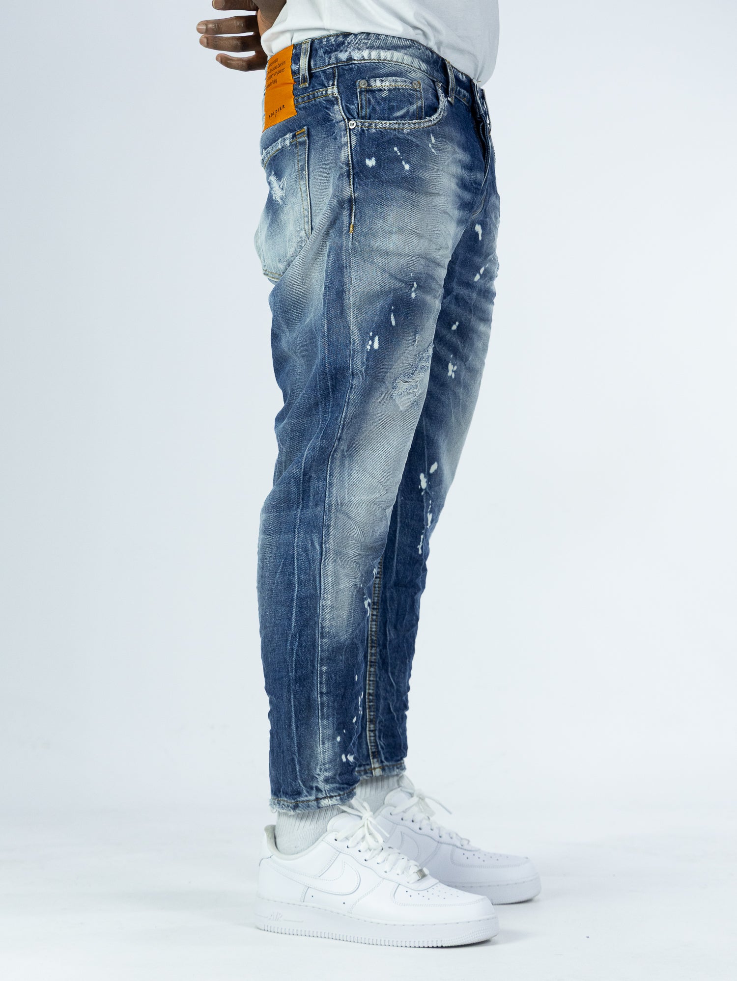 JEANS SOLDIER CROP 438B