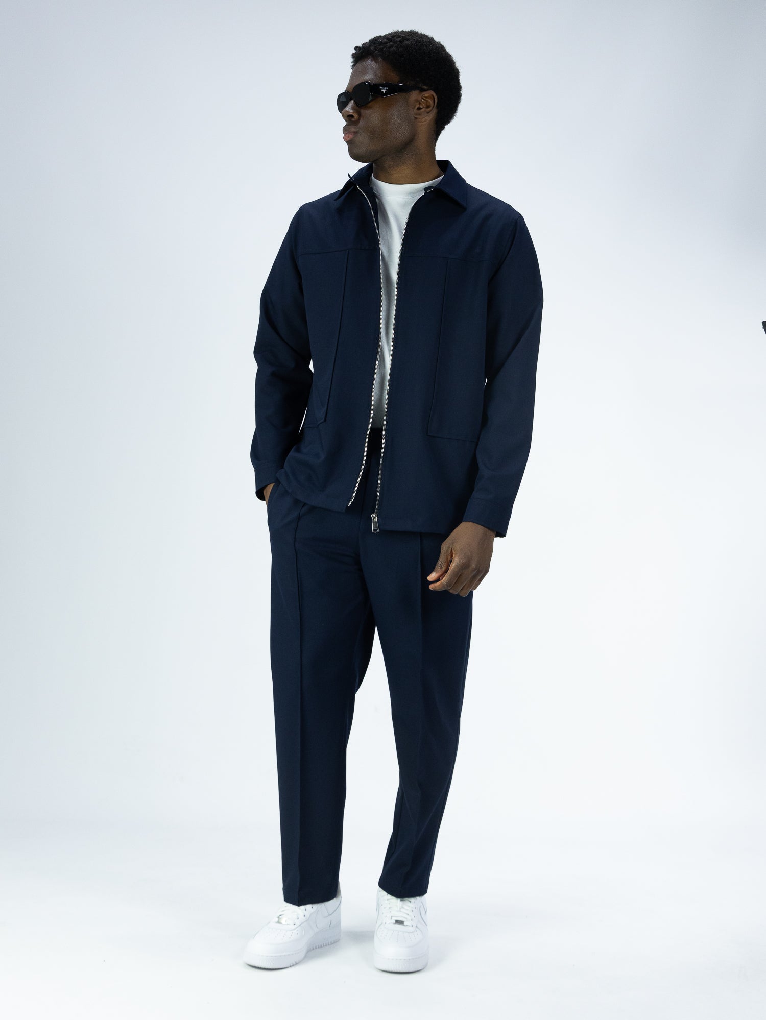 COORDINATO SOLDIER NEW ZIP BLU