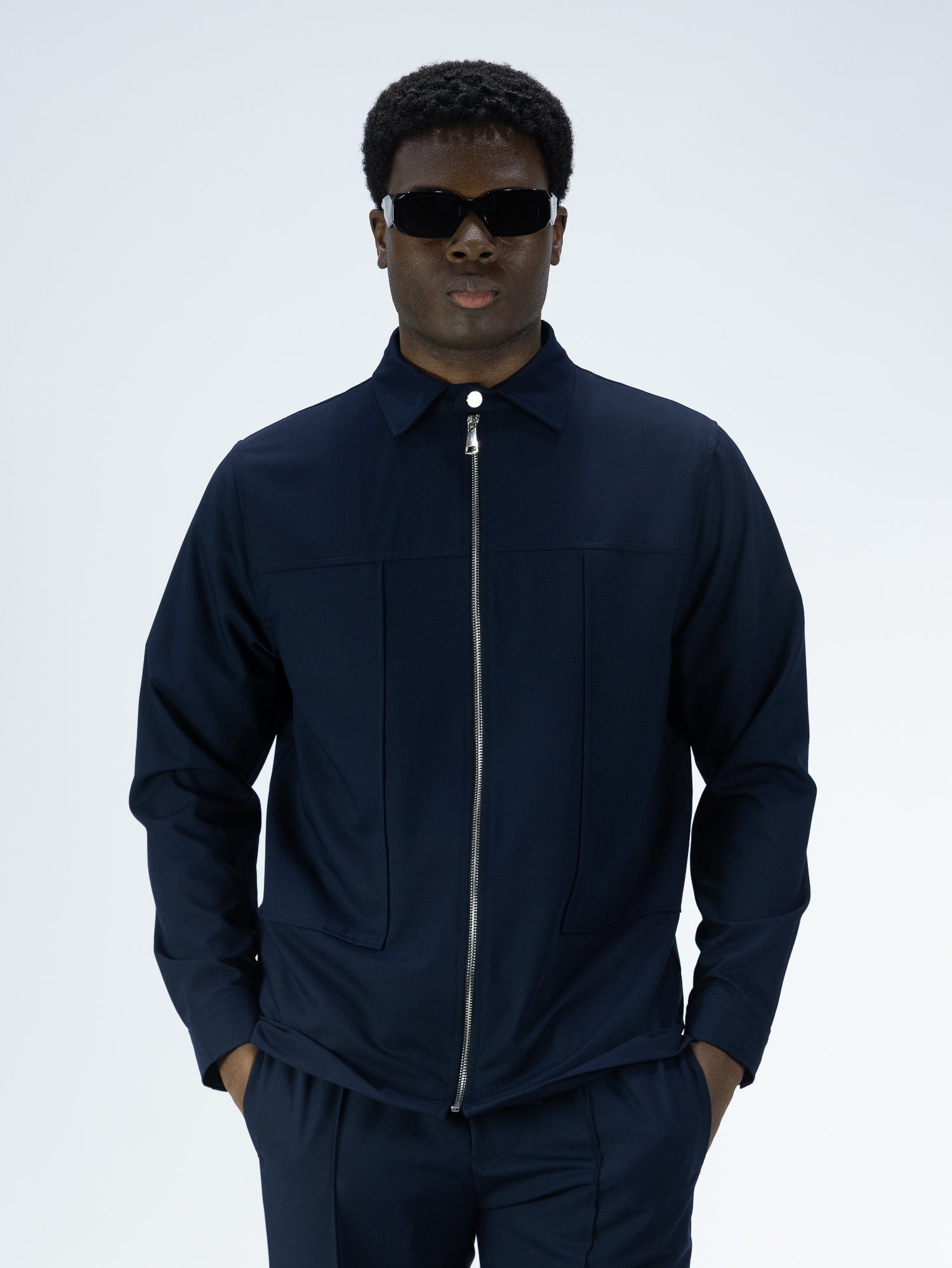 COORDINATO SOLDIER NEW ZIP BLU