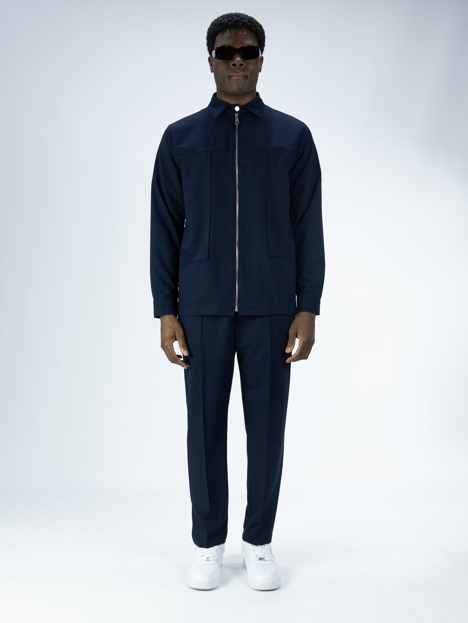 COORDINATO SOLDIER NEW ZIP BLU