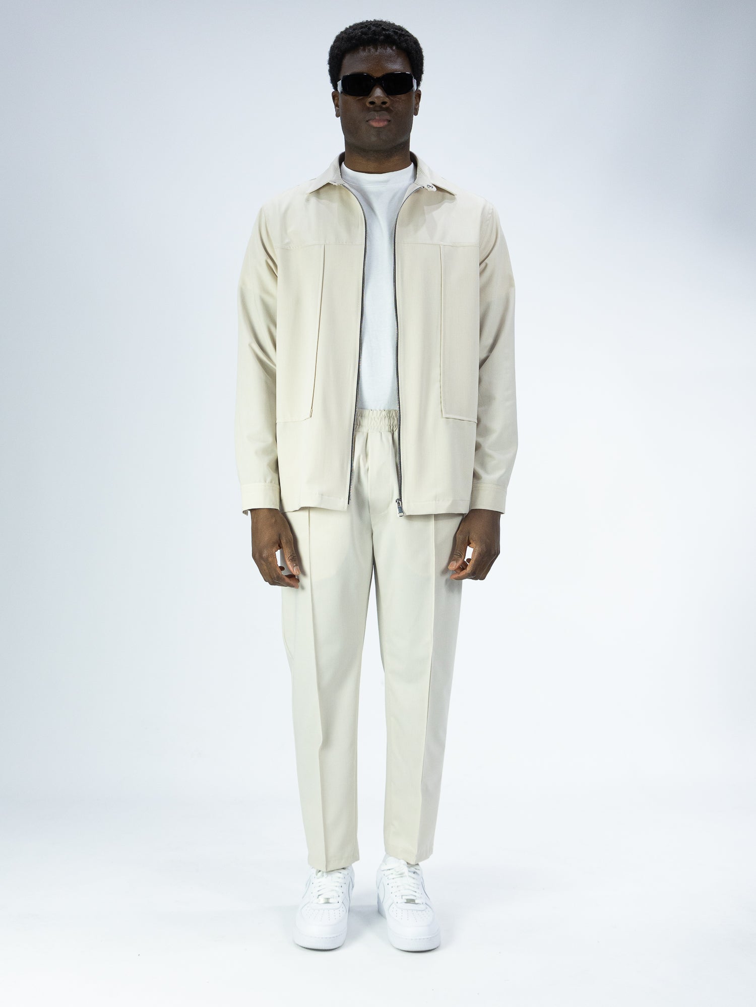 COORDINATO SOLDIER NEW ZIP BEIGE