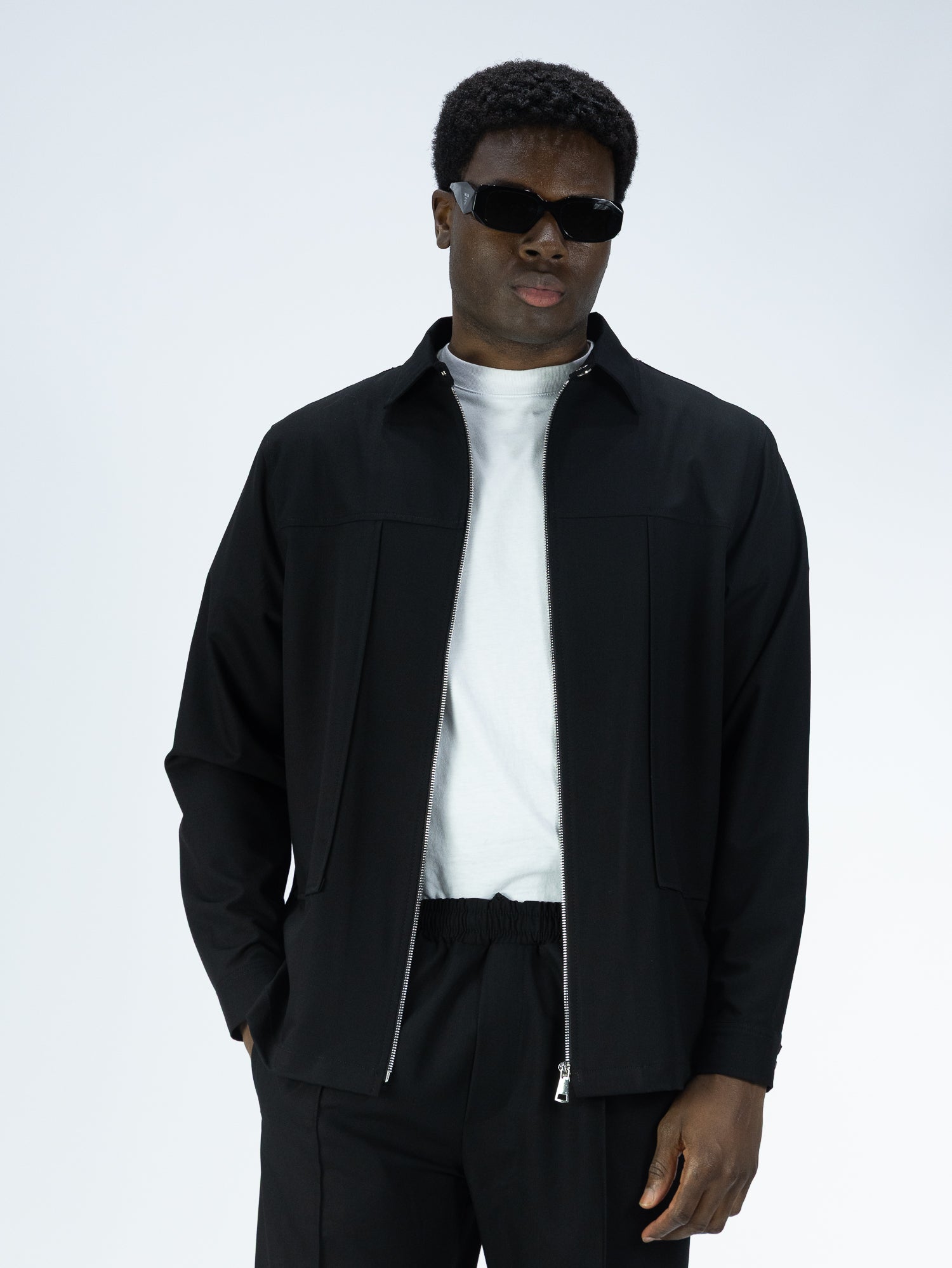 COORDINATO SOLDIER NEW ZIP NERO