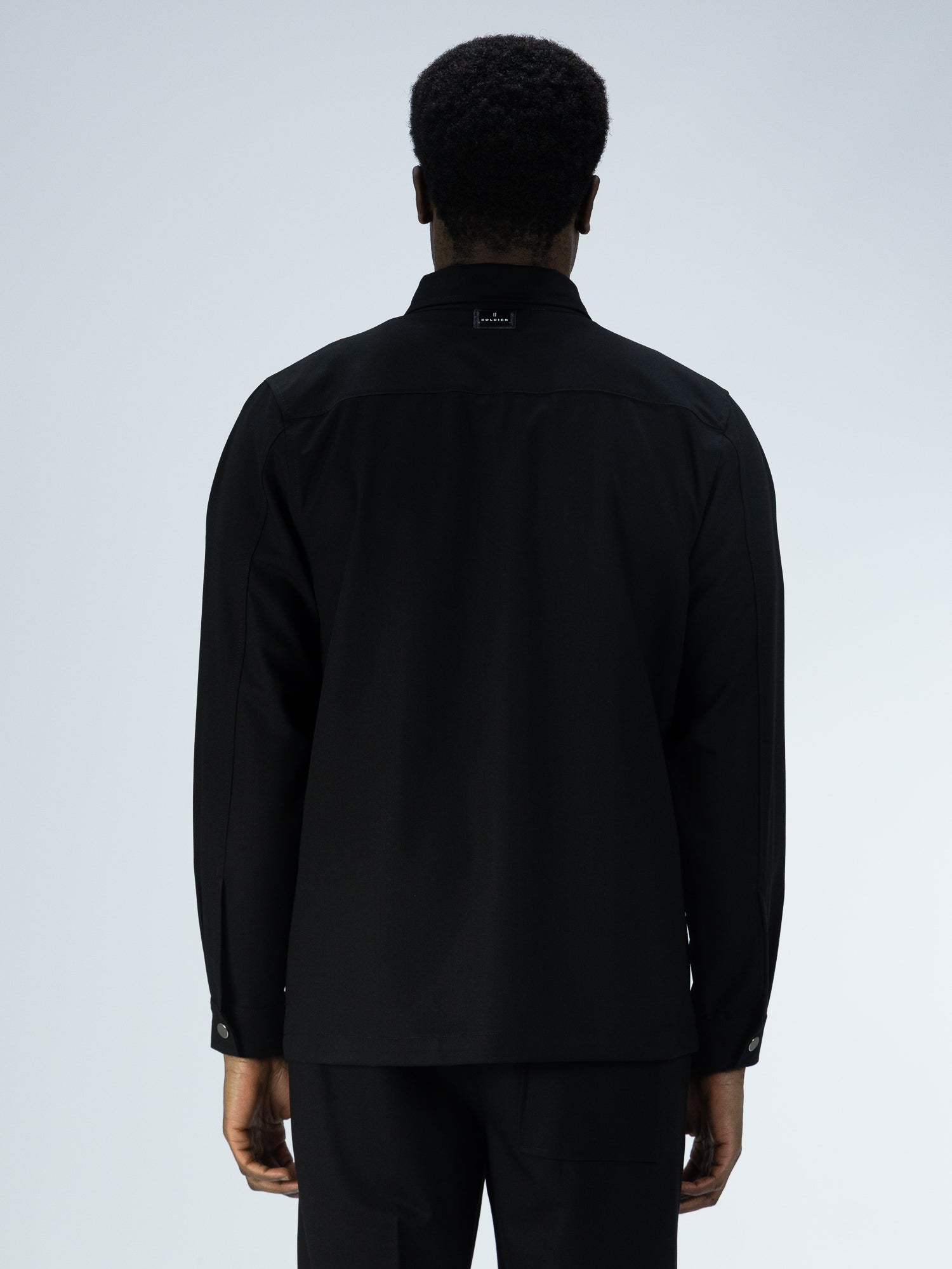 COORDINATO SOLDIER NEW ZIP NERO