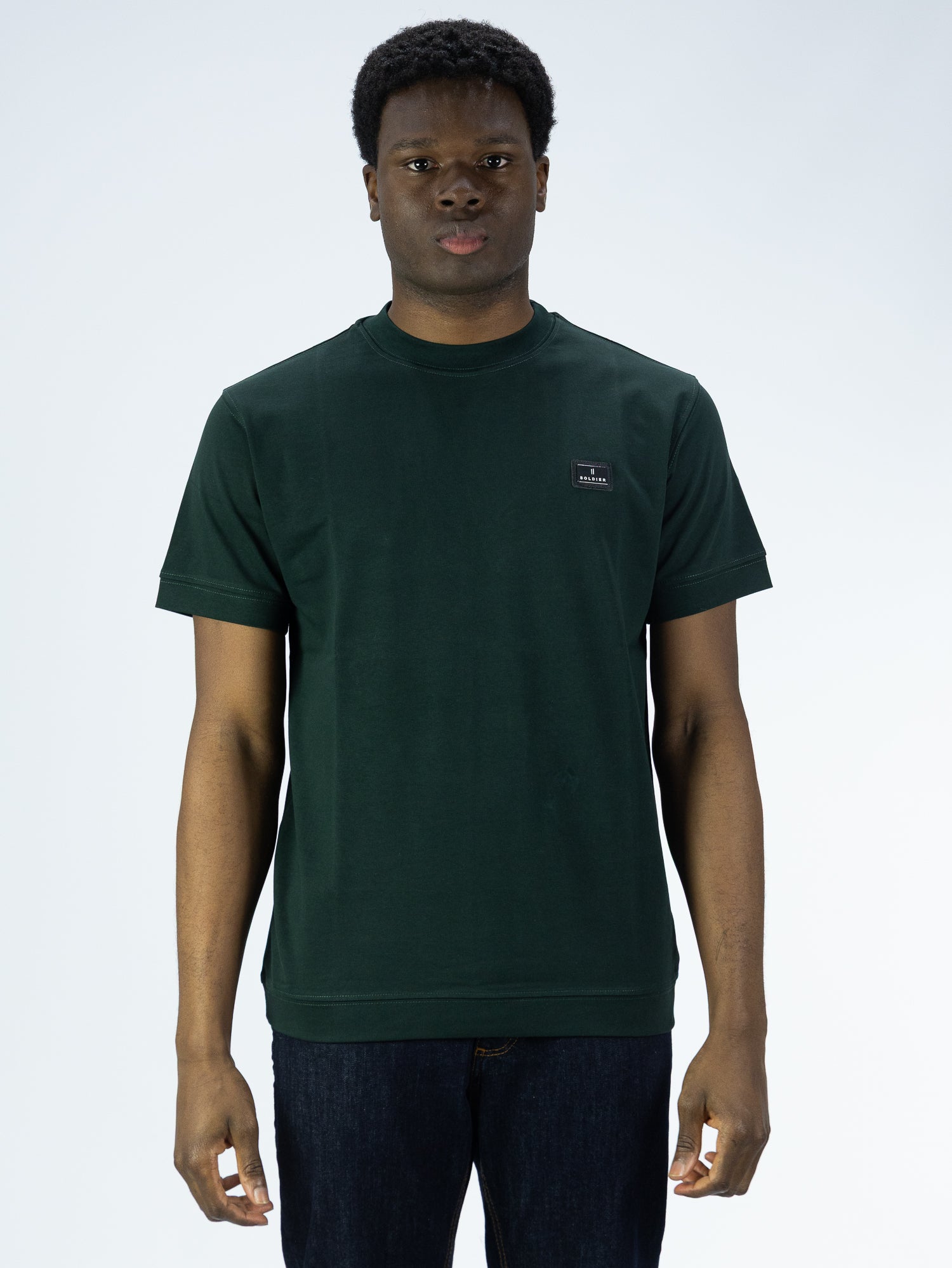 T-SHIRT SOLDIER PATCH NEW VERDE