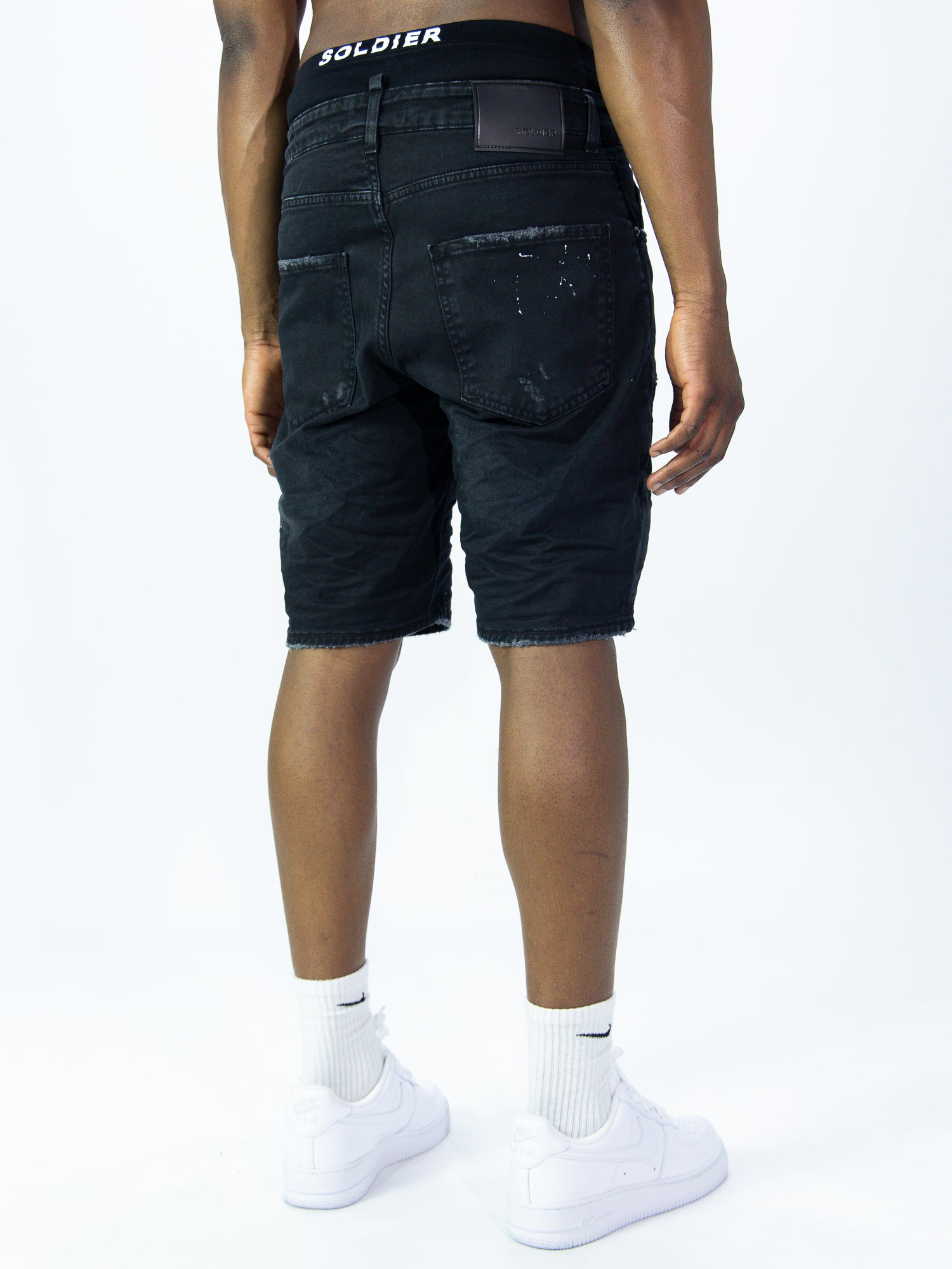 BERMUDA JEANS SOLDIER GAE NERO