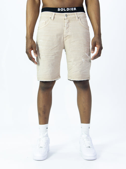 BERMUDA JEANS SOLDIER GAE BEIGE