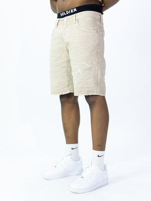 BERMUDA JEANS SOLDIER GAE BEIGE