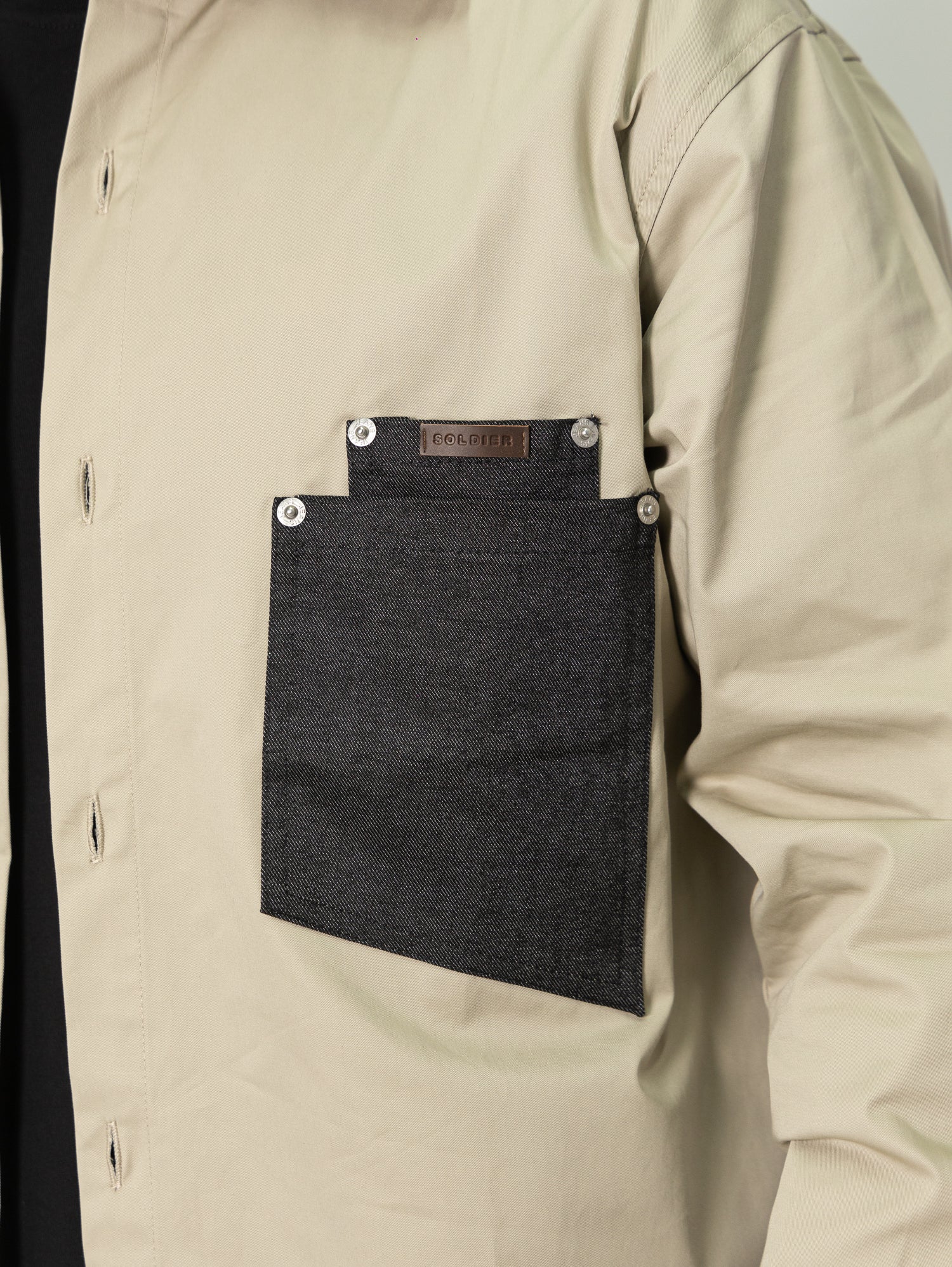 COORDINATO SOLDIER TASCON RIVET BEIGE