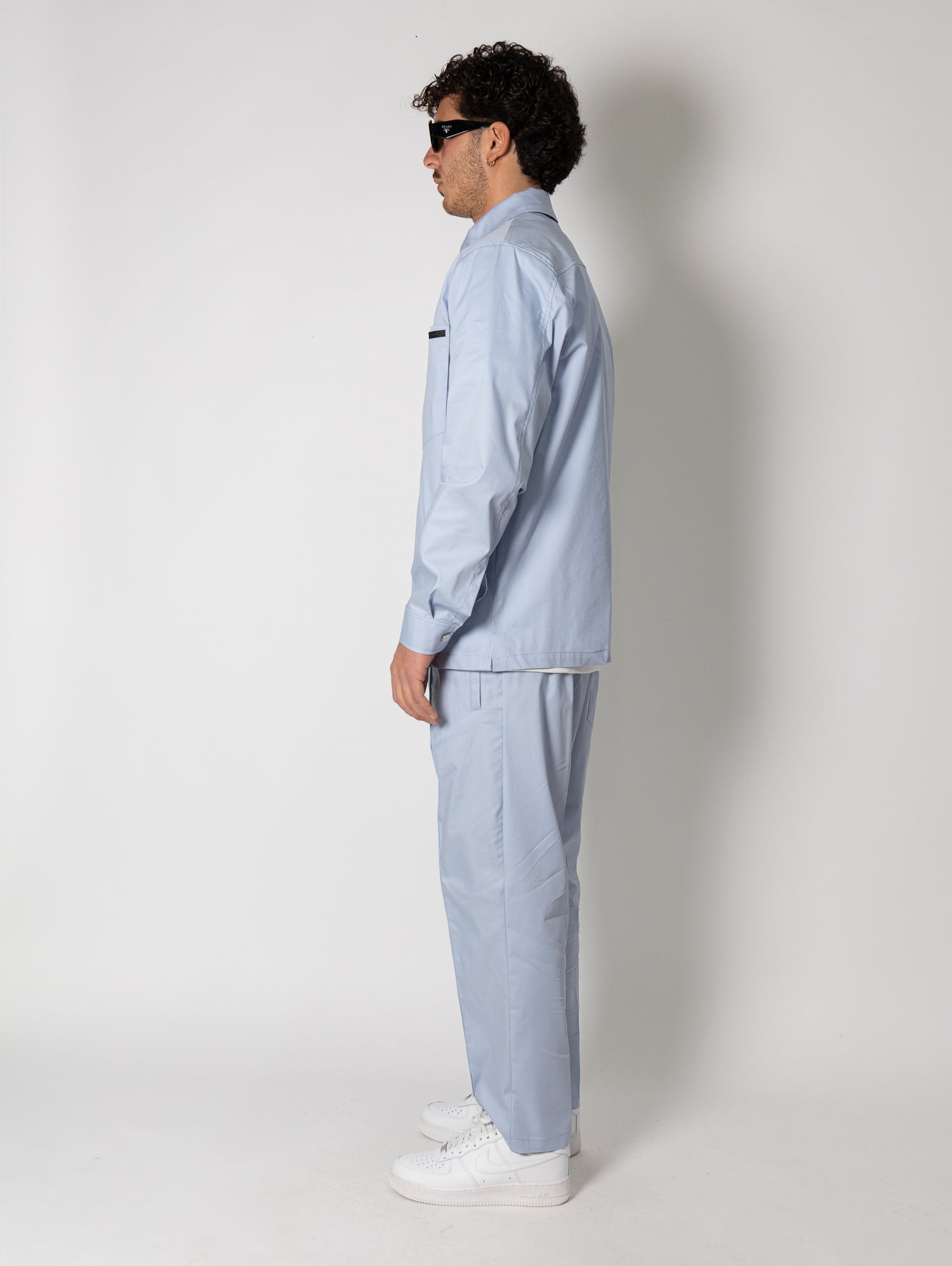 COORDINATO SOLDIER ZIP CELESTE