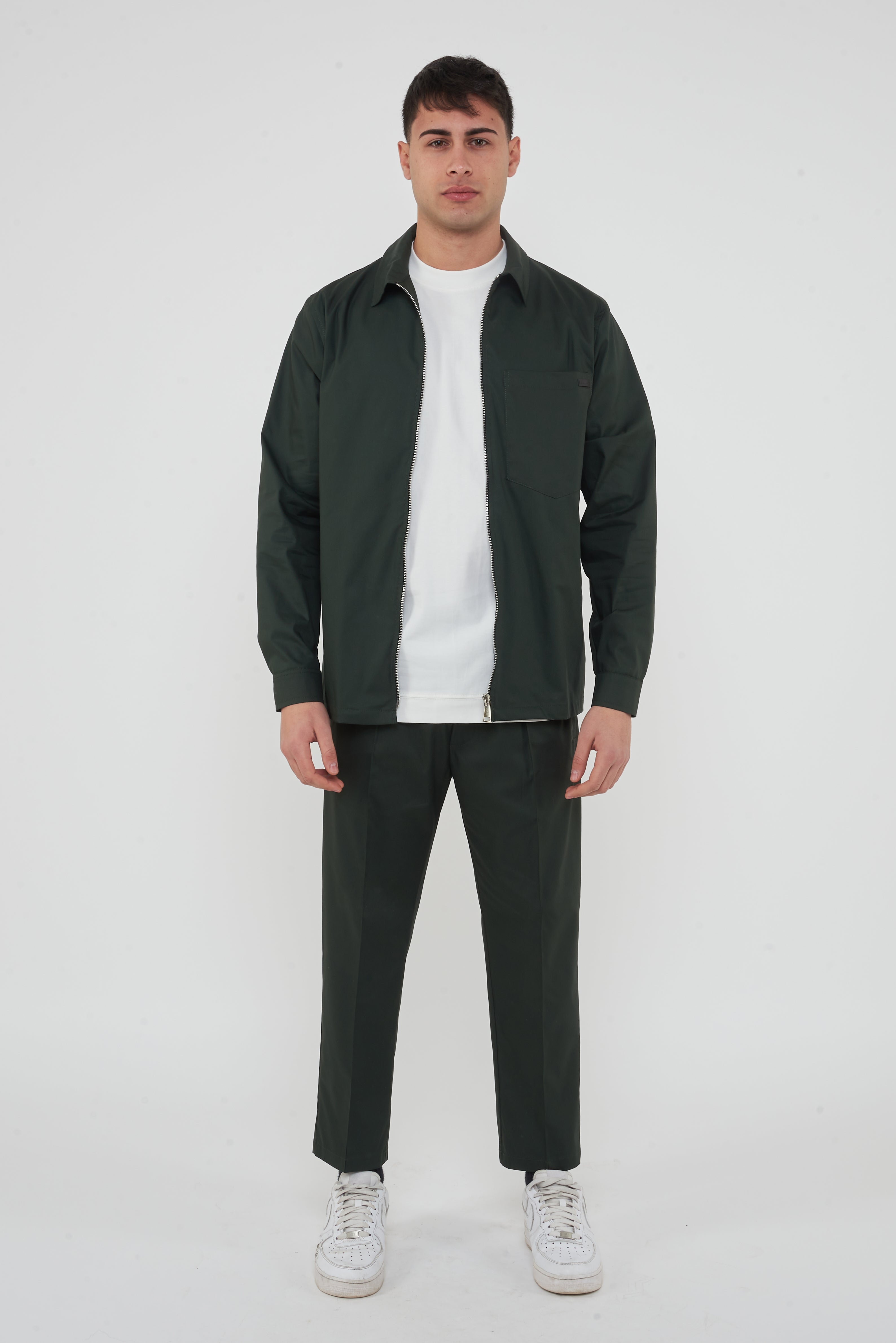 COORDINATO SOLDIER ZIP VERDE