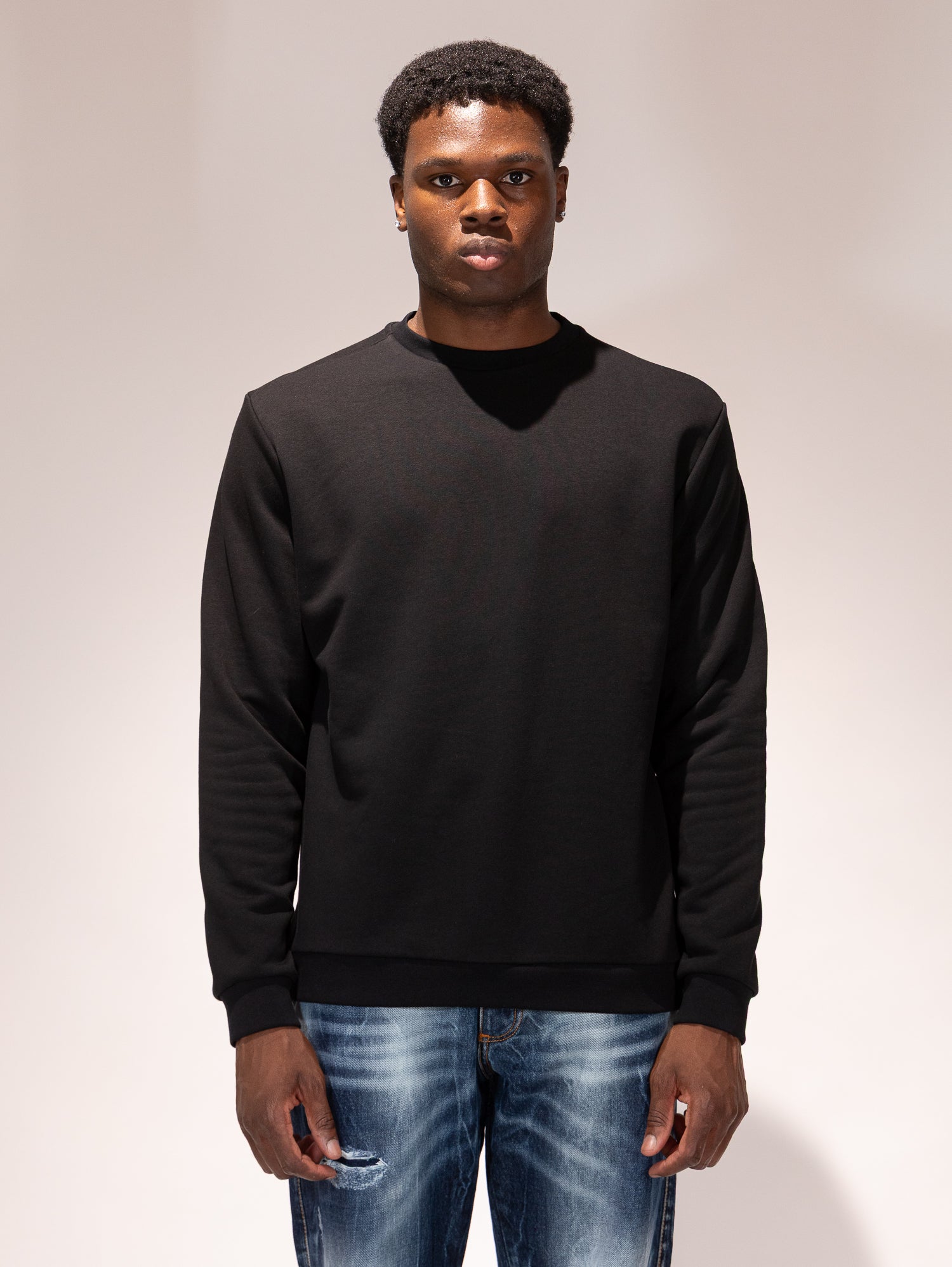 FELPA SOLDIER DOPPIO COLLO NERA