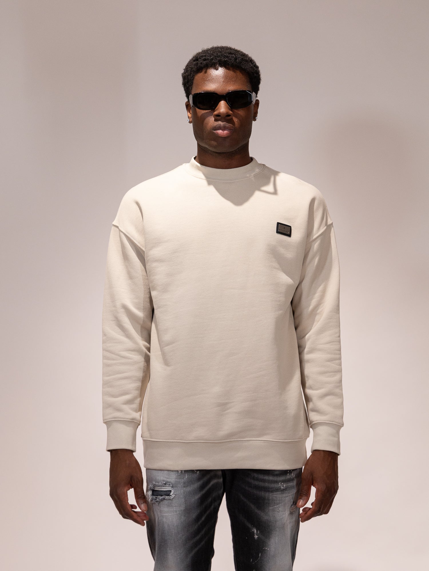 FELPA SOLDIER GIROCOLLO PRIME BEIGE