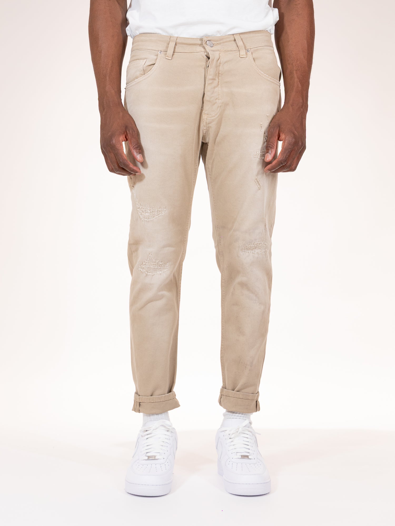 JEANS SOLDIER NEW WOLL DRILL ADA BEIGE