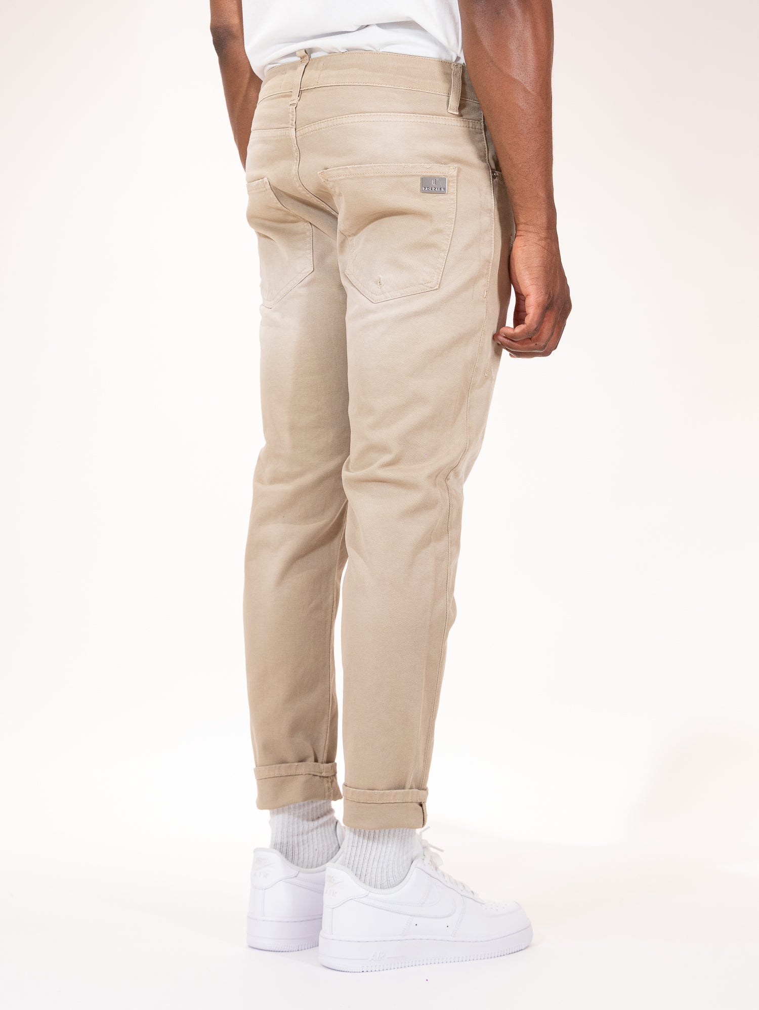 JEANS SOLDIER NEW WOLL DRILL ADA BEIGE