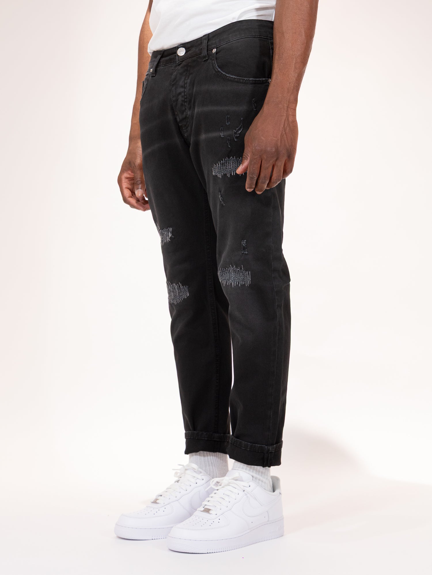 JEANS SOLDIER NEW WOLL DRILL ADA NERO