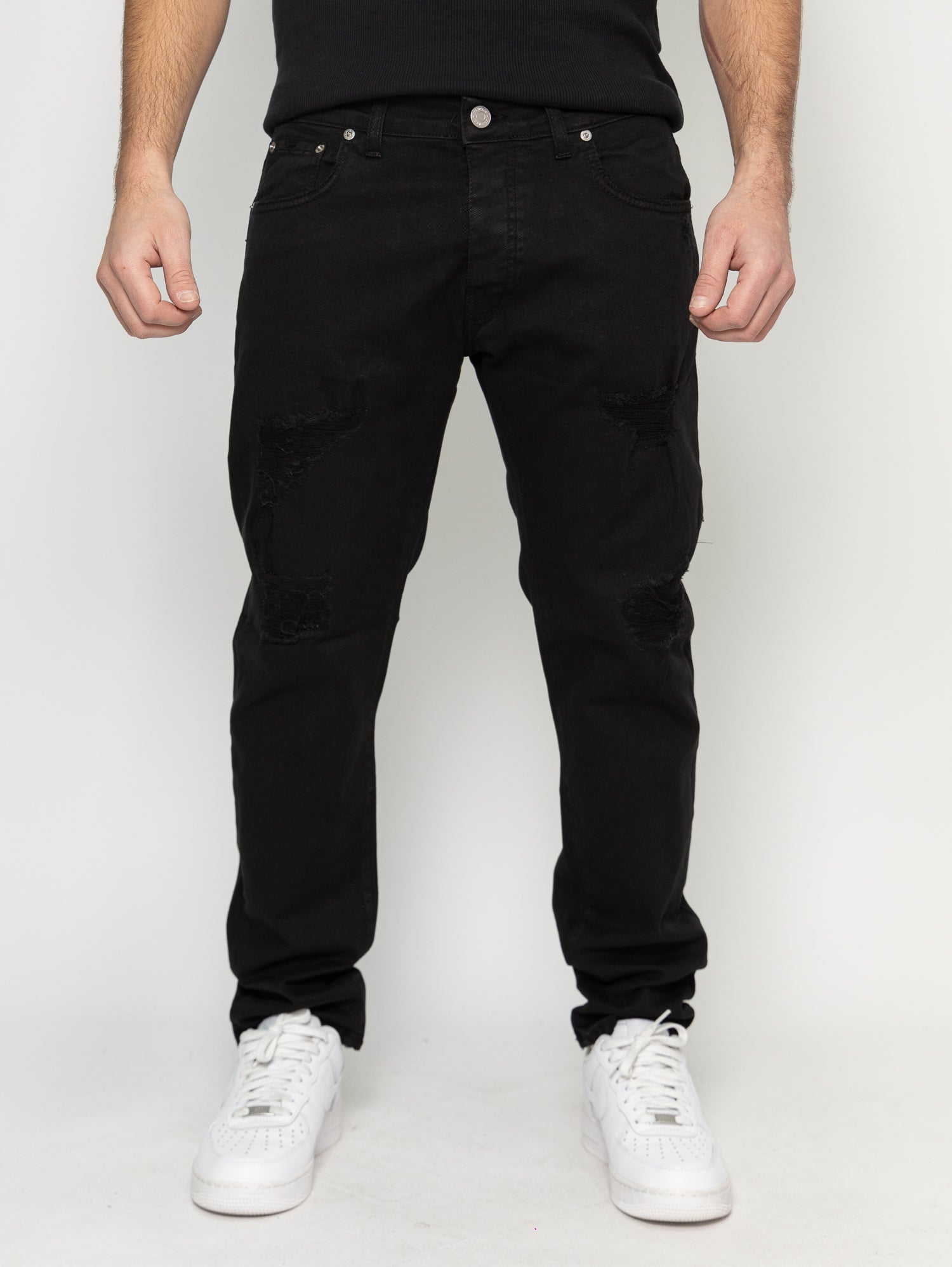 JEANS SOLDIER BOSS DRILL ROT. NERO