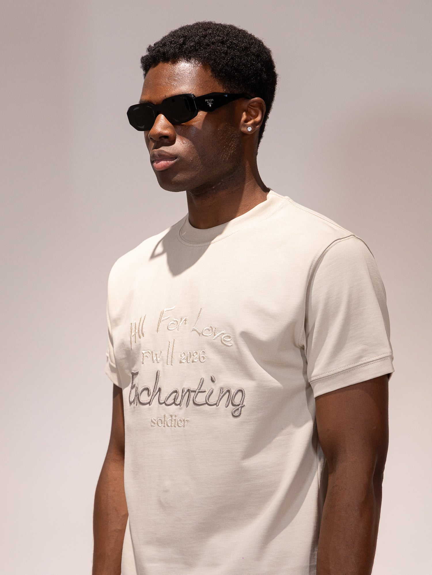 T-SHIRT SOLDIER  ALL FOR LOVE BEIGE