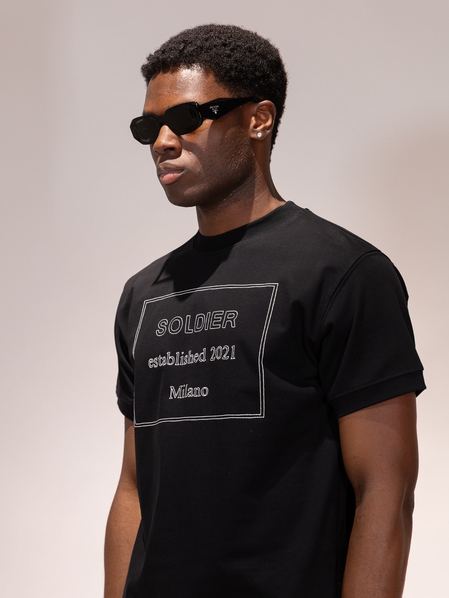 T-SHIRT SOLDIER MILANO NERA