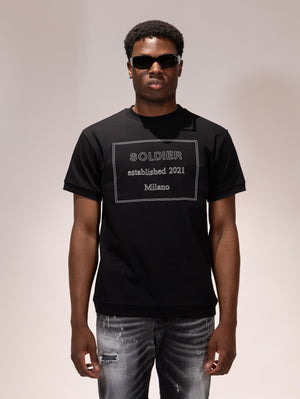 T-SHIRT SOLDIER MILANO NERA