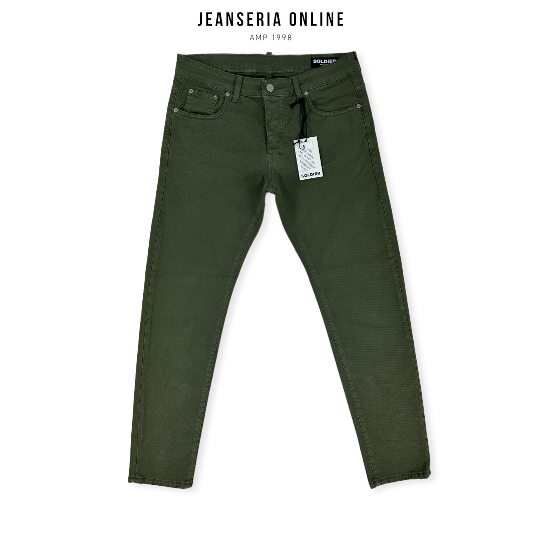 JEANS SOLDIER BOSS DRILL L. VERDE