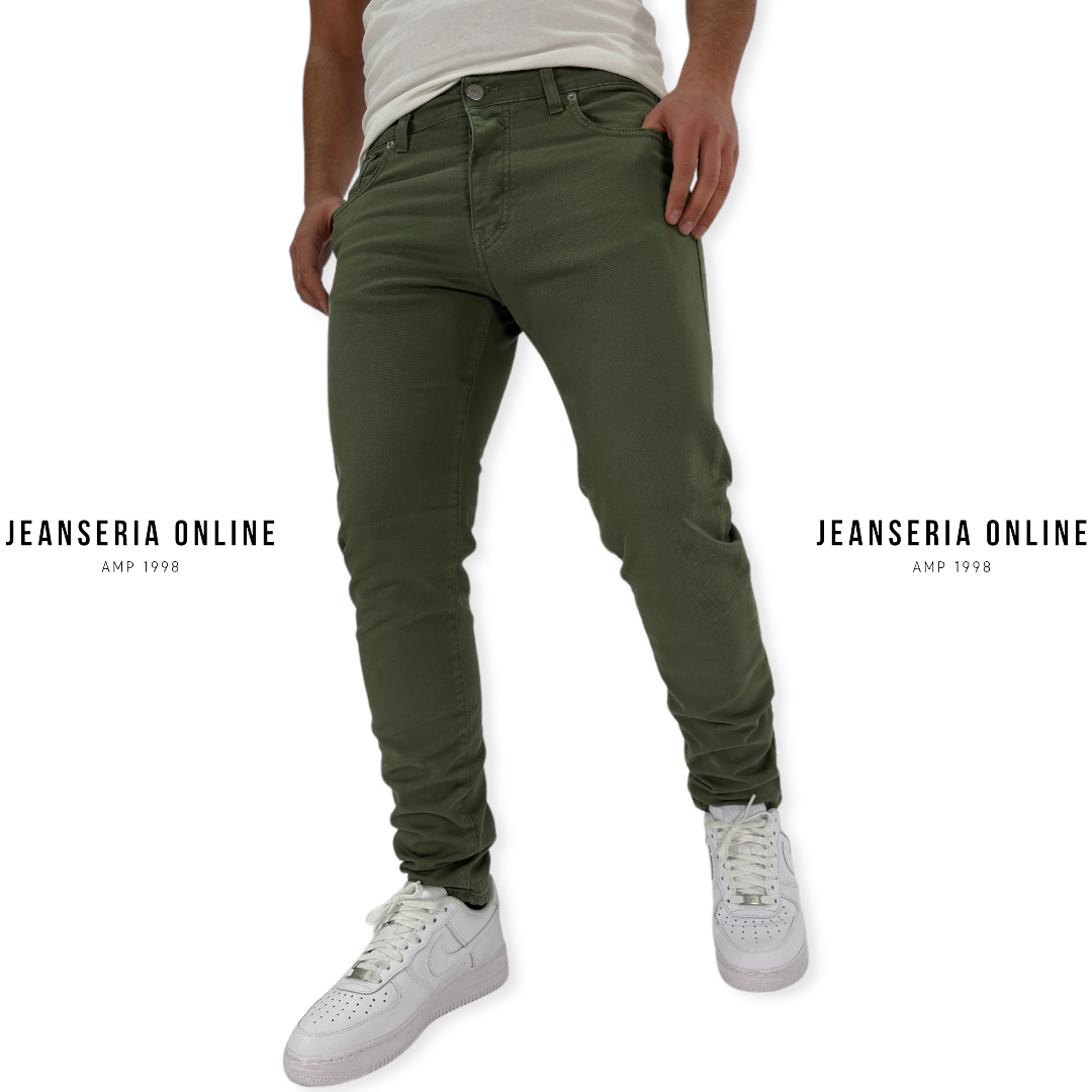 JEANS SOLDIER BOSS DRILL L. VERDE